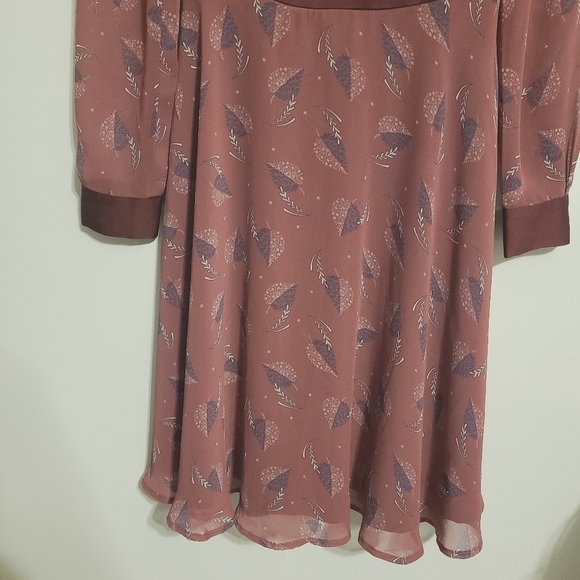 Modcloth | Women's Just My Typist Long Sleeve Sheer Shirtdress (Size XS) - Picture 14 of 16